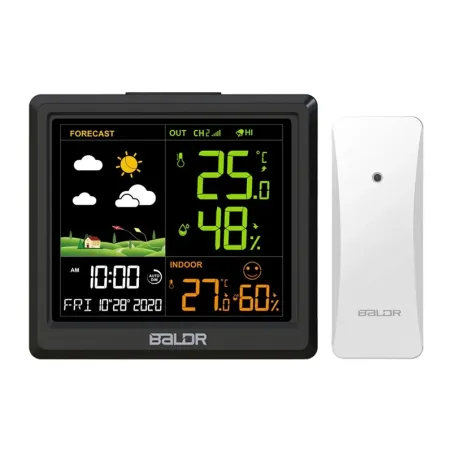 BALDRTHERM B0389WST2H2-V1 Weather Station with Outdoor Sensor